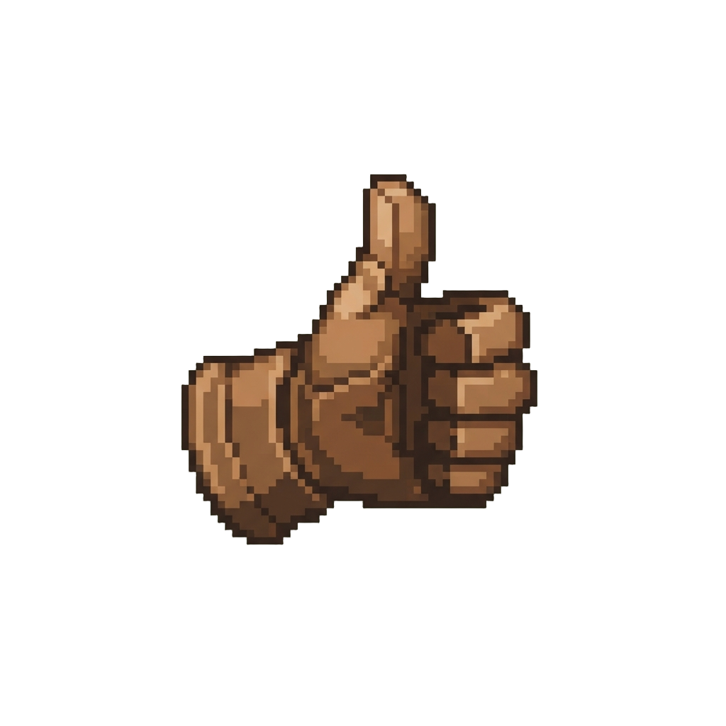 A Cool Thumb-up Pose