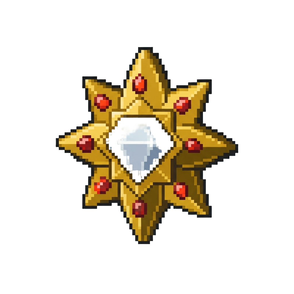 A Diamond Star Victory Crest on Screen