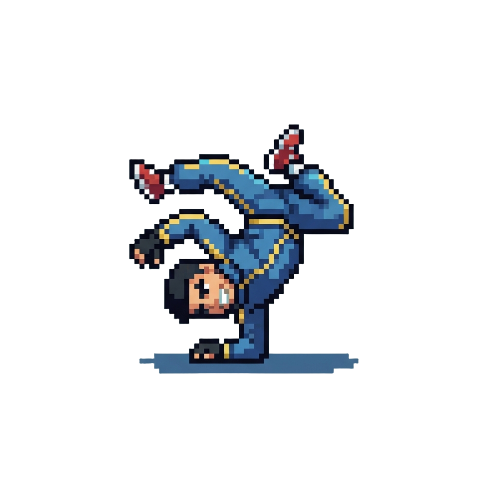A Crisp Elbow-lever Freeze Hovering an Inch Off the Mat