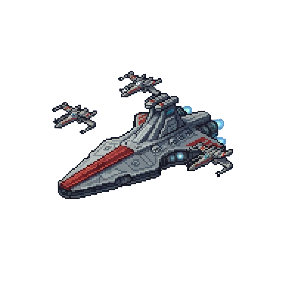 A Republic Cruiser Blockade with Aggressive X-wing Interceptors