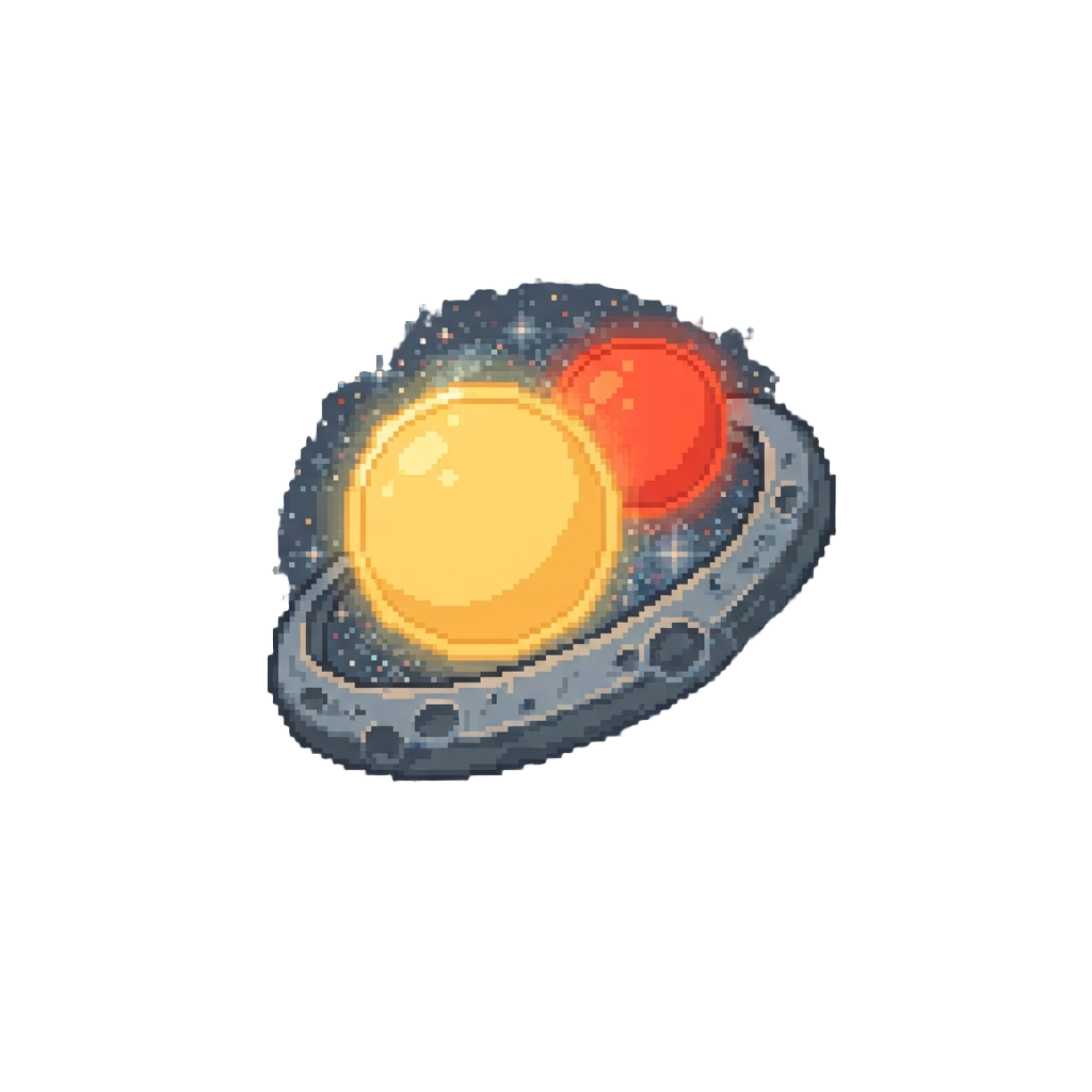 A Distant Twin-sun System
