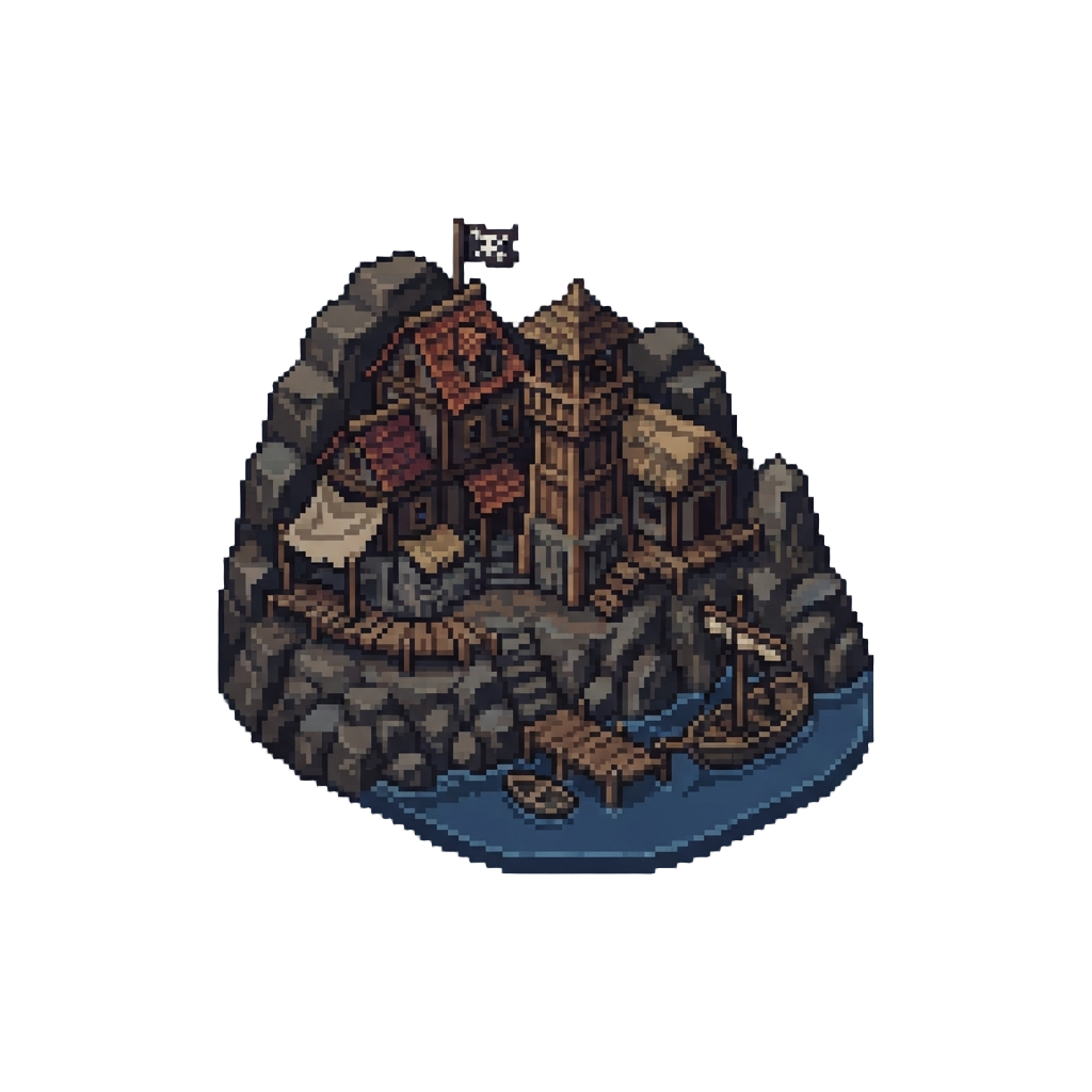 A Hidden Pirate Haven Station