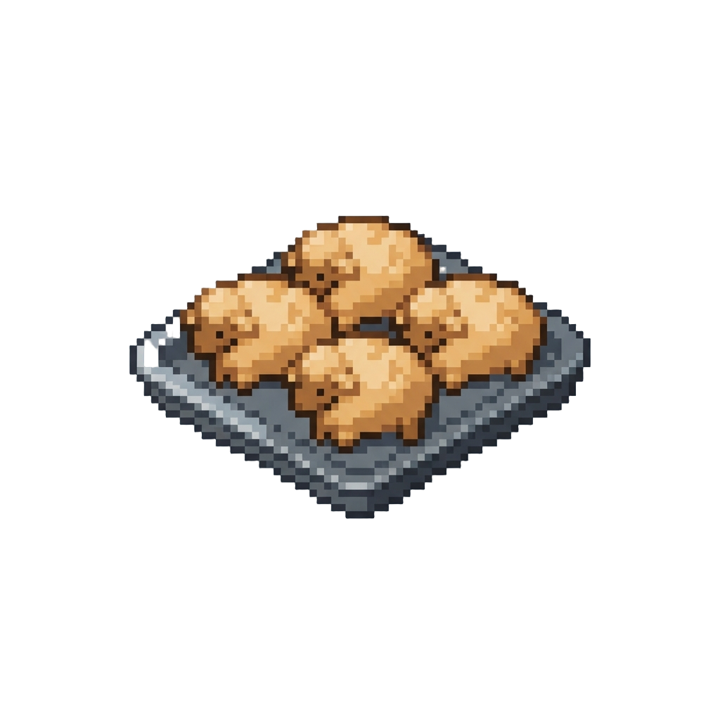 A Tray of Perfectly Puffed Sheep-shaped Cookies