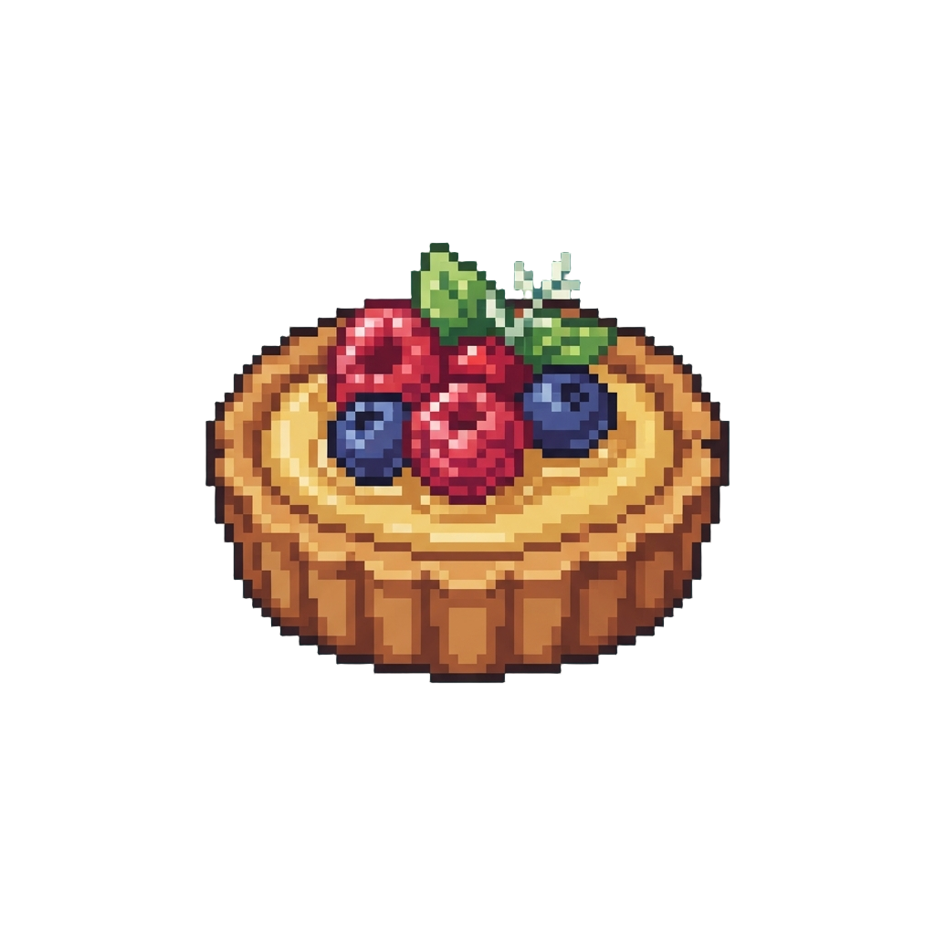 A Perfect Berry Tart with Glossy Glaze