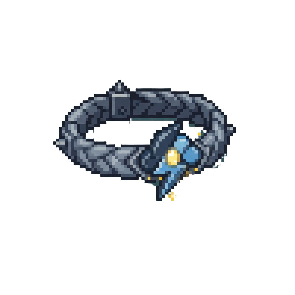 A Braided Storm-warrior Circlet Showering Golden Sparks