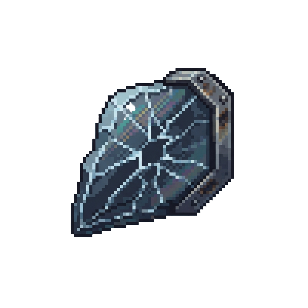 A Cracked Star-pilot Windshield Shard
