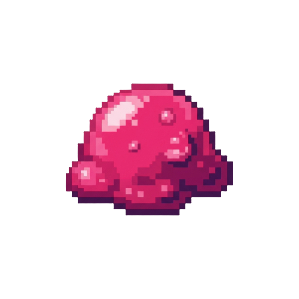 A Glop of Bright Pink Space-goo