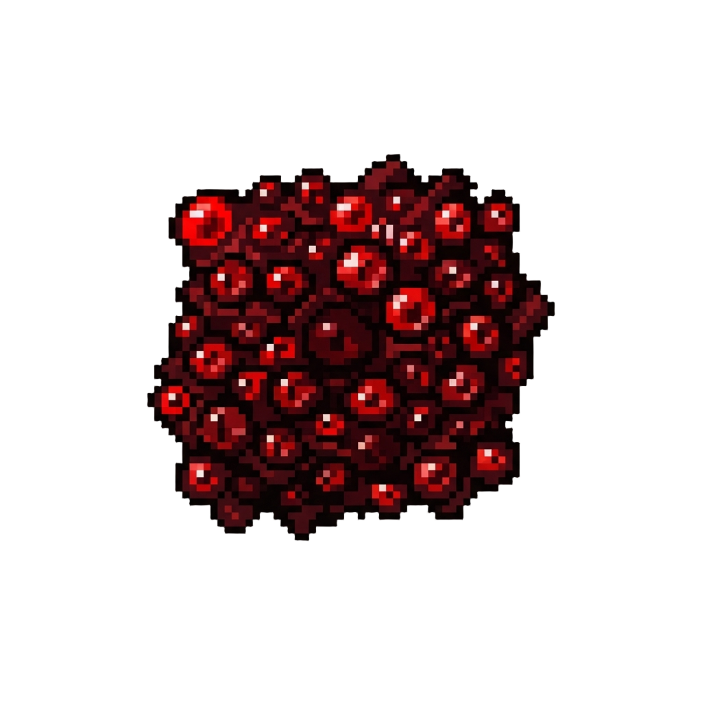 A Swarm of Red Flickering Monster Eyes