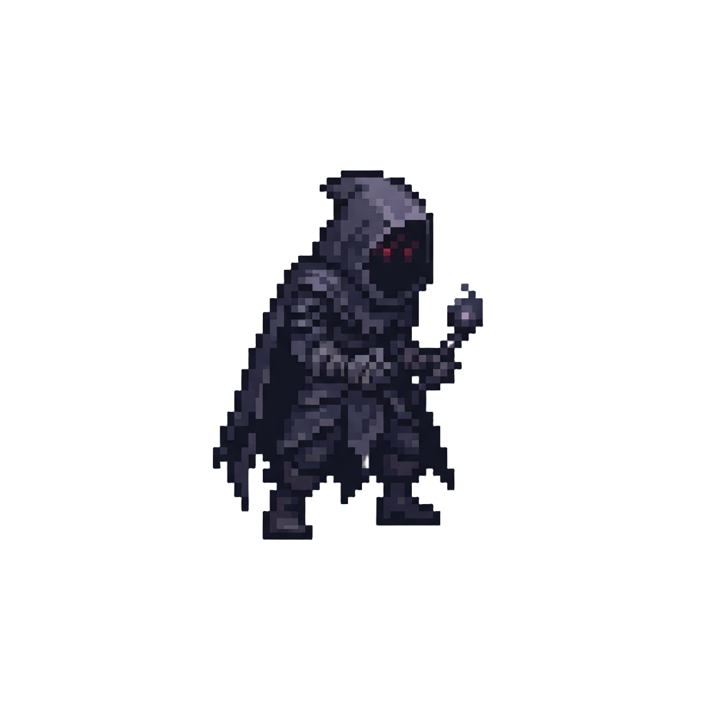 A Creepy Dark Shadow Figure