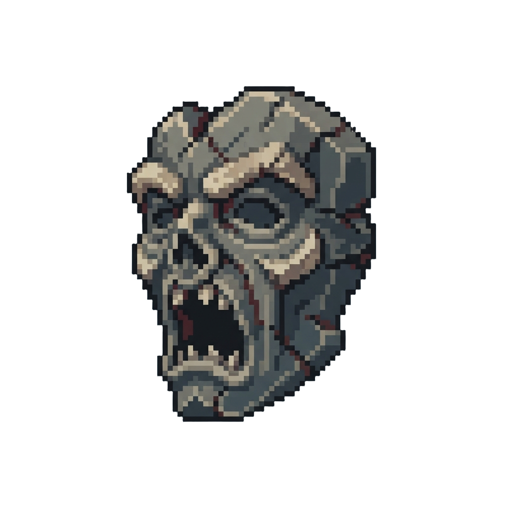 A Ghastly Screaming Wall Mask