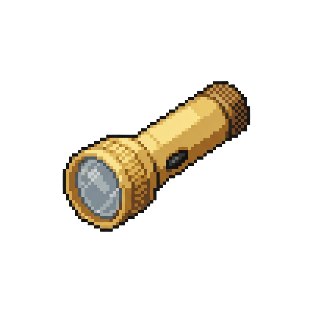 A Simple Brass Flashlight