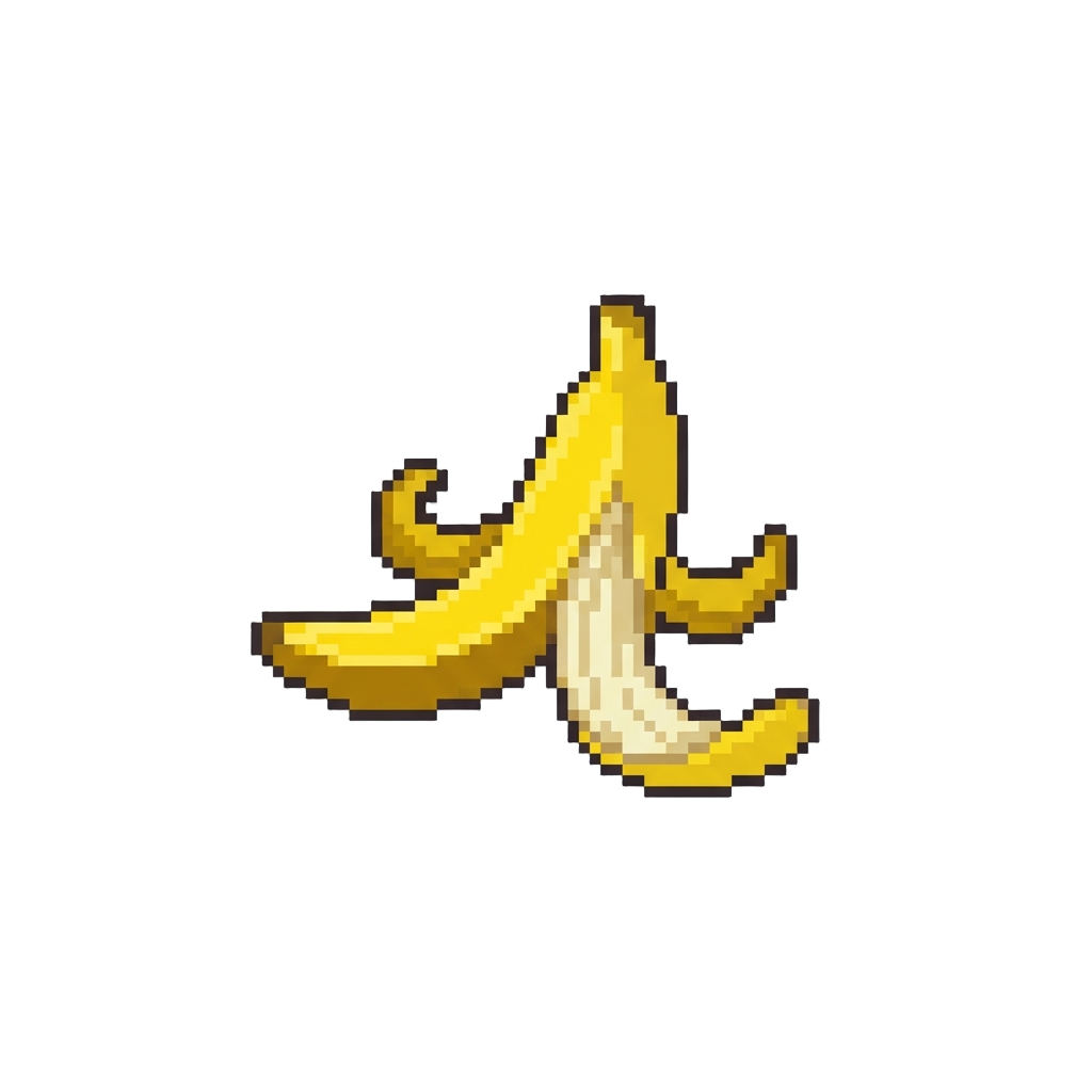 A Single Bouncing Banana Peel