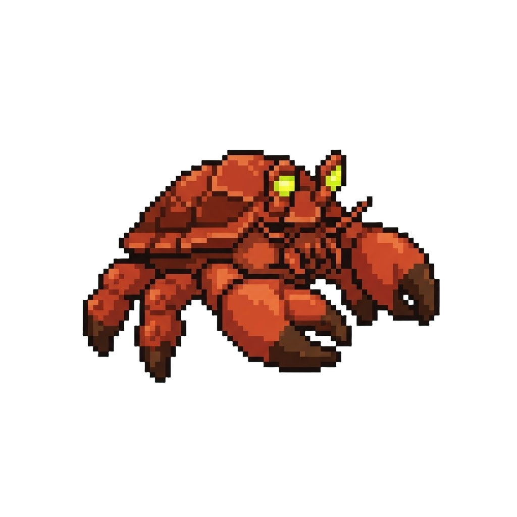 A Clumsy Heavy-footed Crab Alien