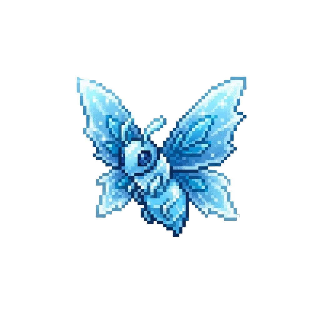 A Winged Ice-moth Specter