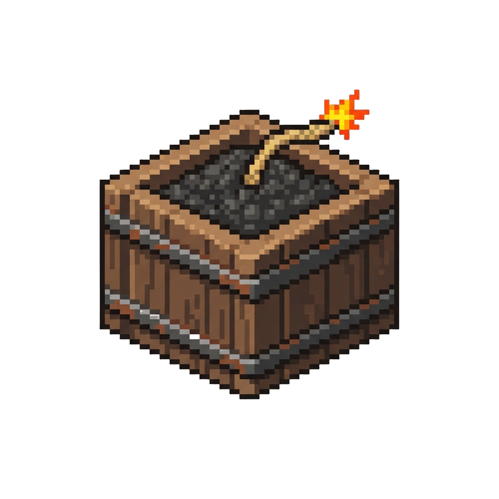 A Crate of Blasting Powder