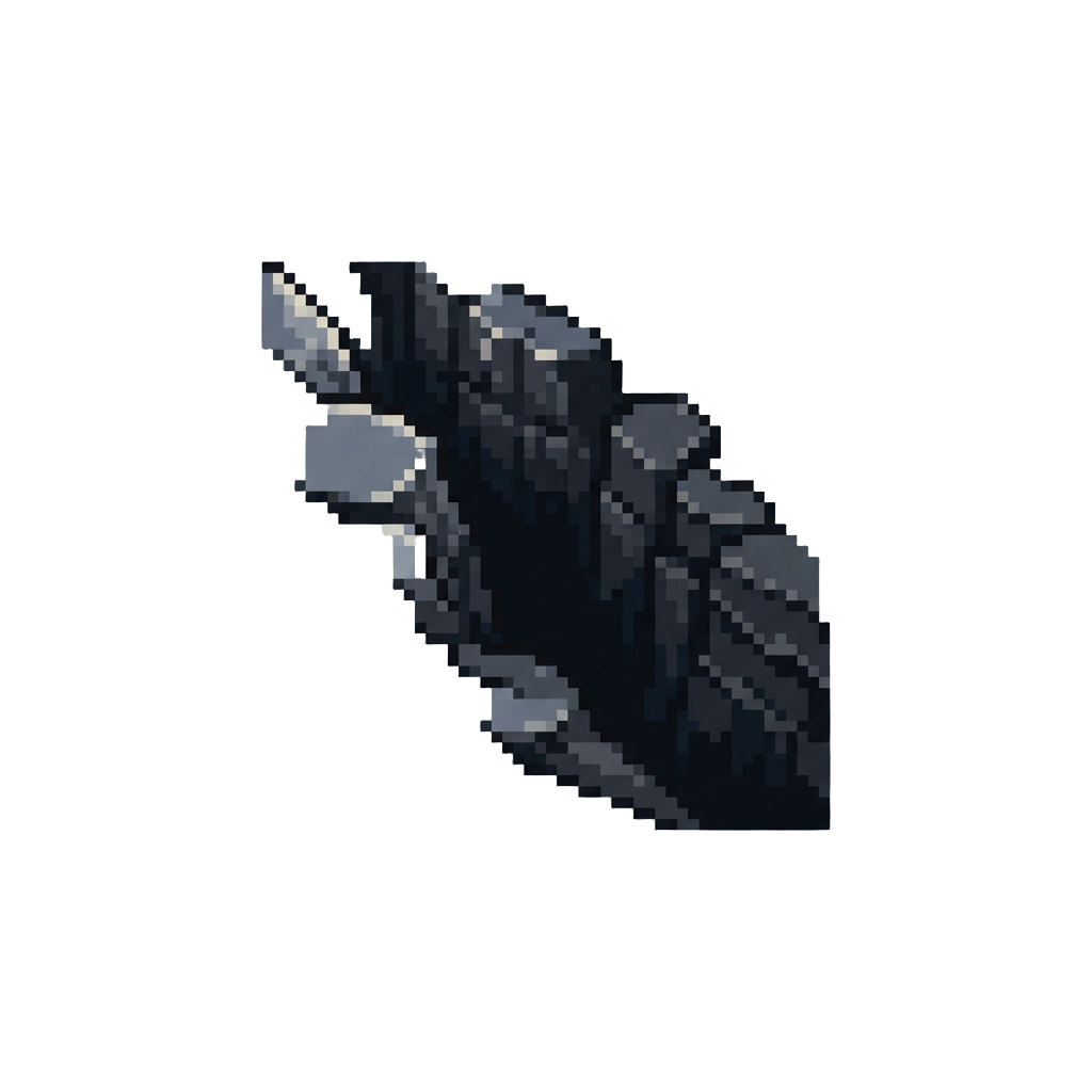 A Dark Abyssal Crevasse