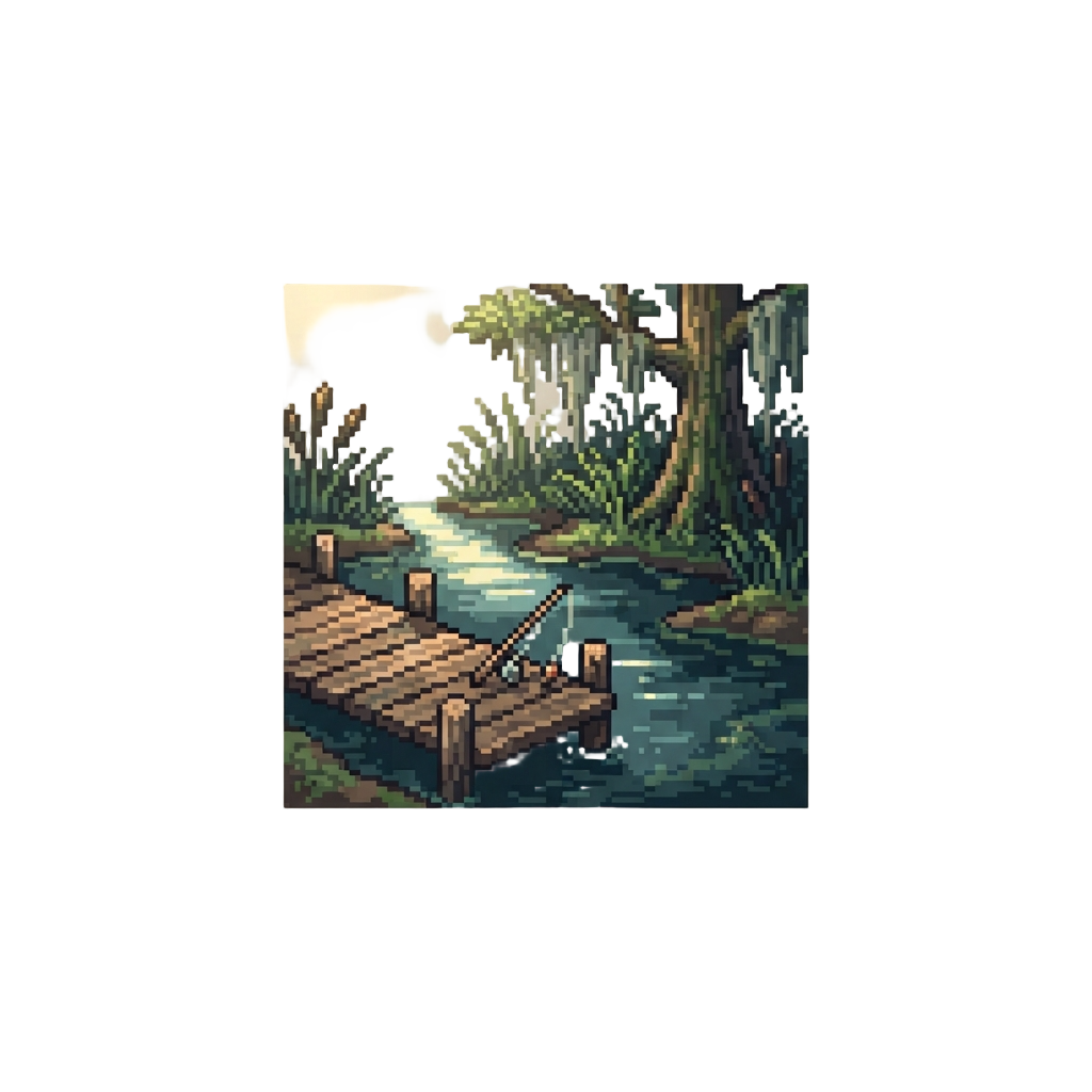 A Quiet Sunlit Bayou