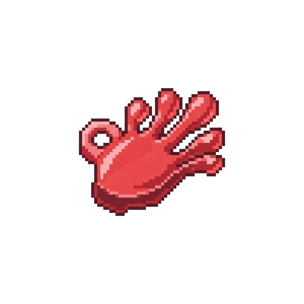 A Miniature Sticky Hand Toy