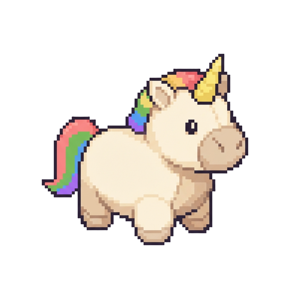 A Giant Plush Unicorn