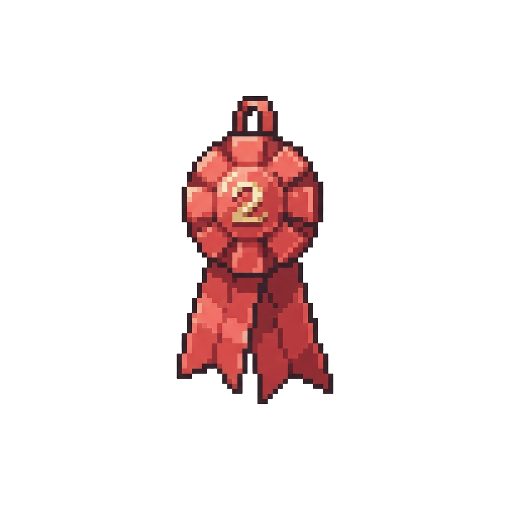 A Simple Paper Runner-up Ribbon