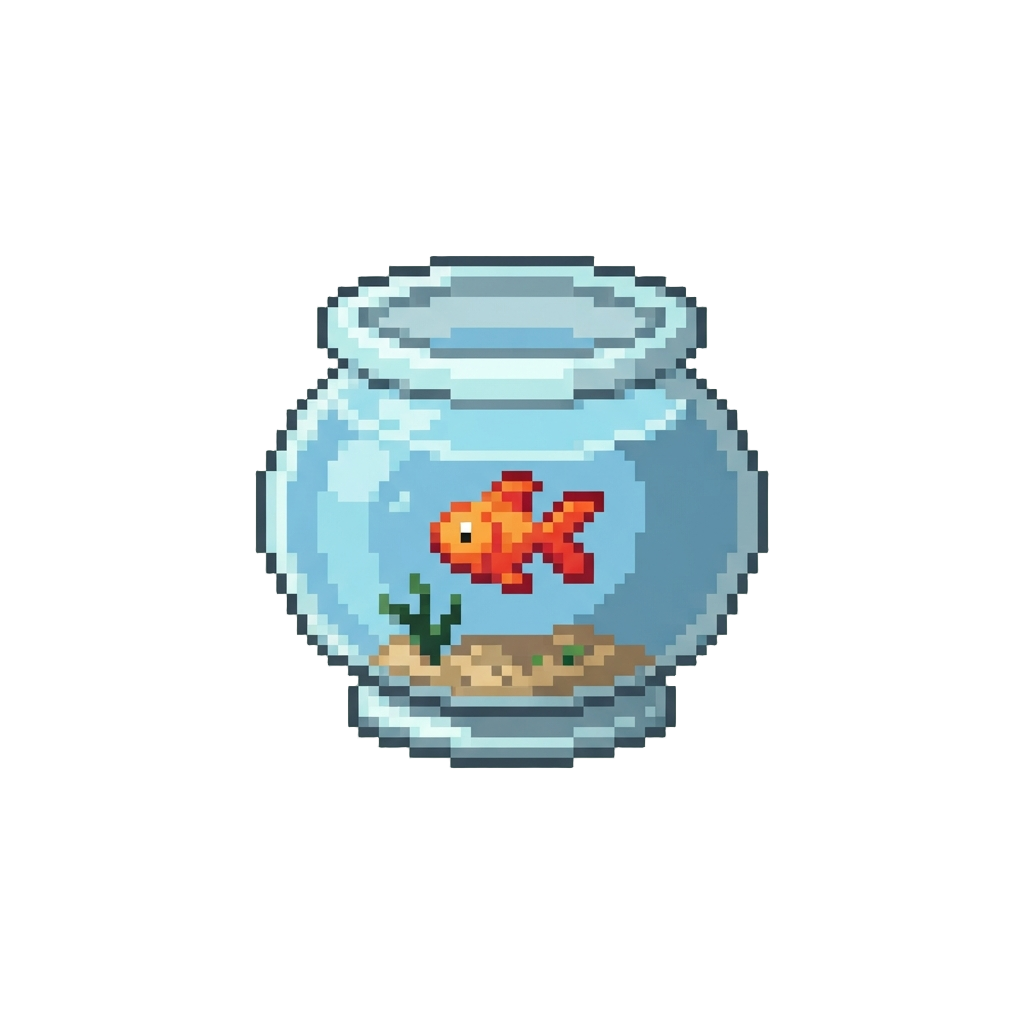 A Tiny Plastic Goldfish Bowl