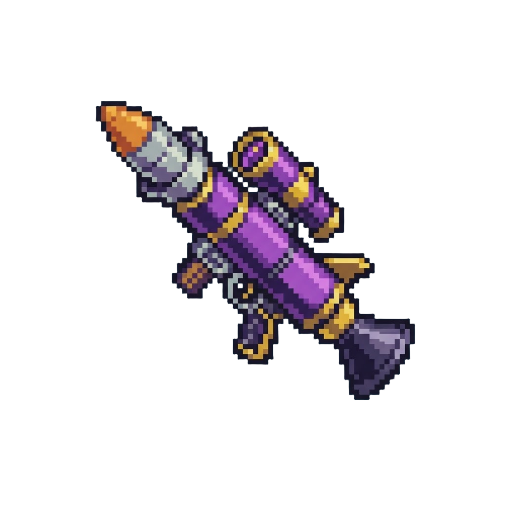 A Radiant Purple Epic Rocket Launcher