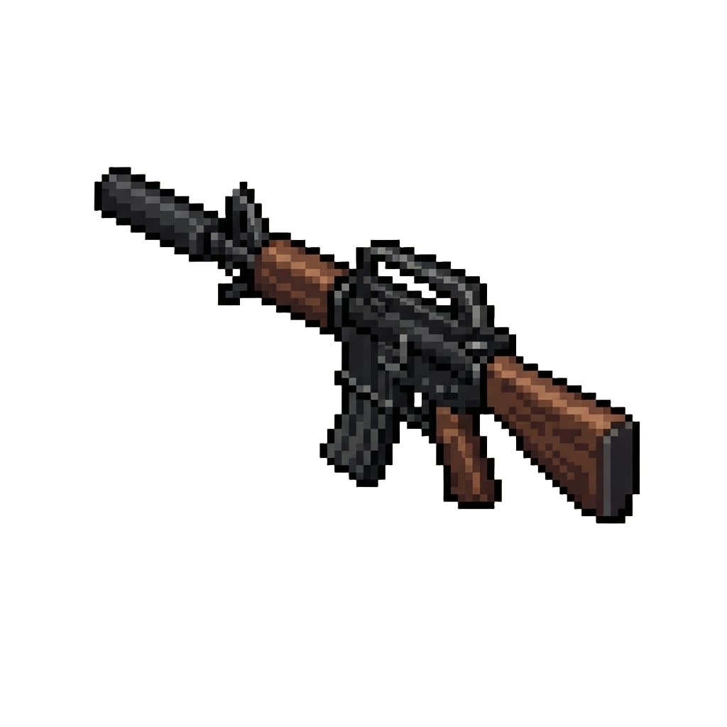 A Silenced Carbine Rifle