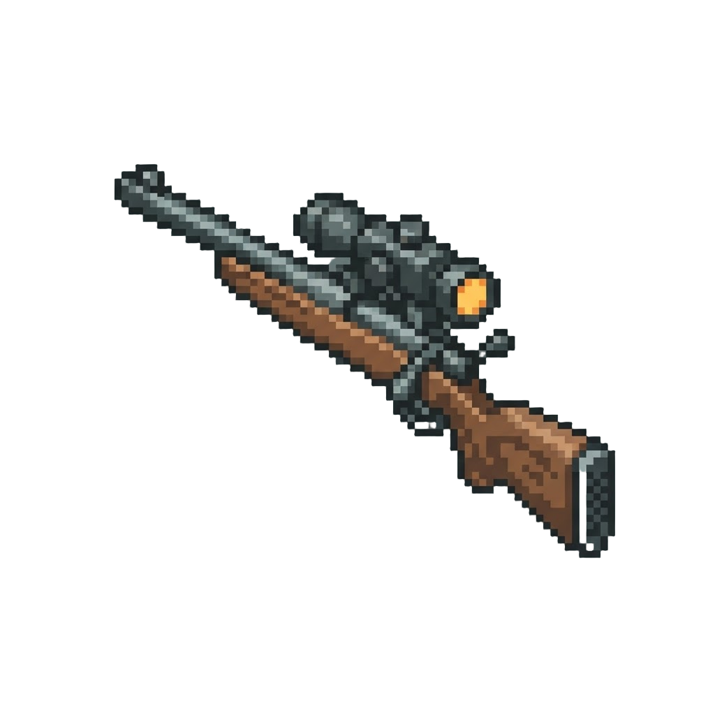 A Thermal Scope Bolt-action Rifle