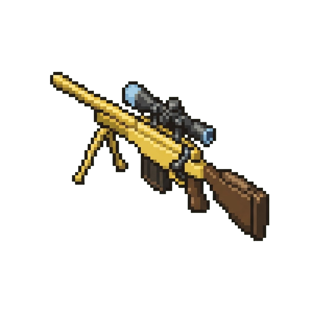 A Golden Eagle Sniper Rifle