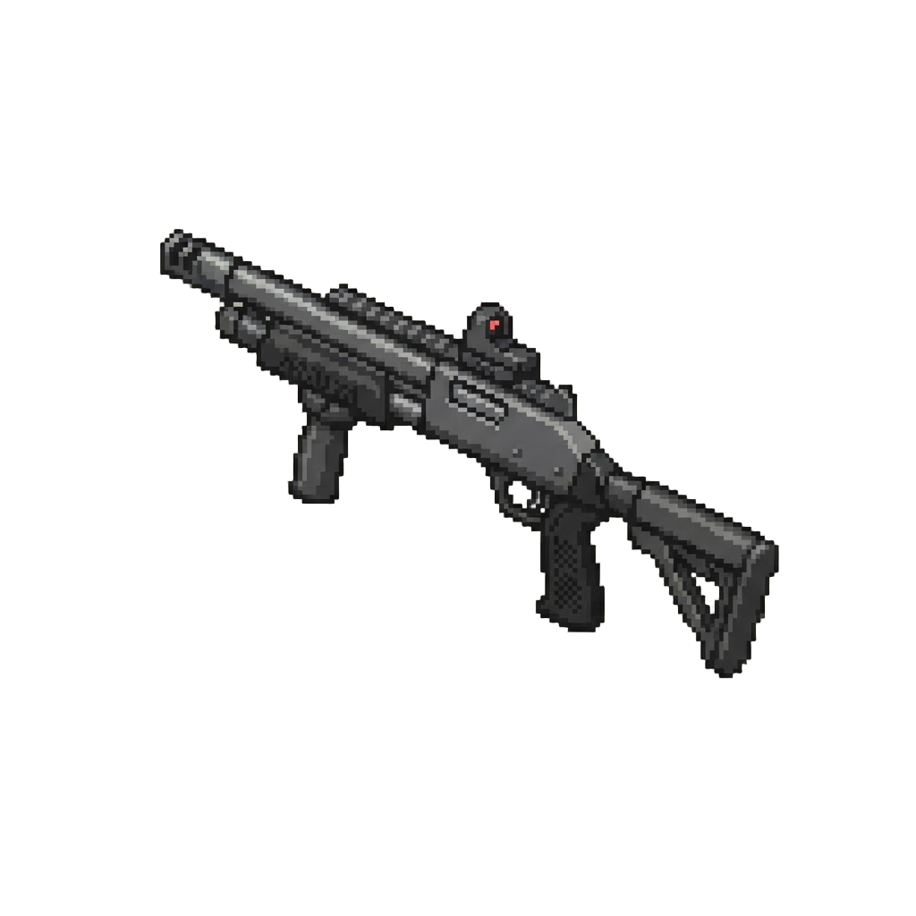 A Burst Fire Tactical Shotgun