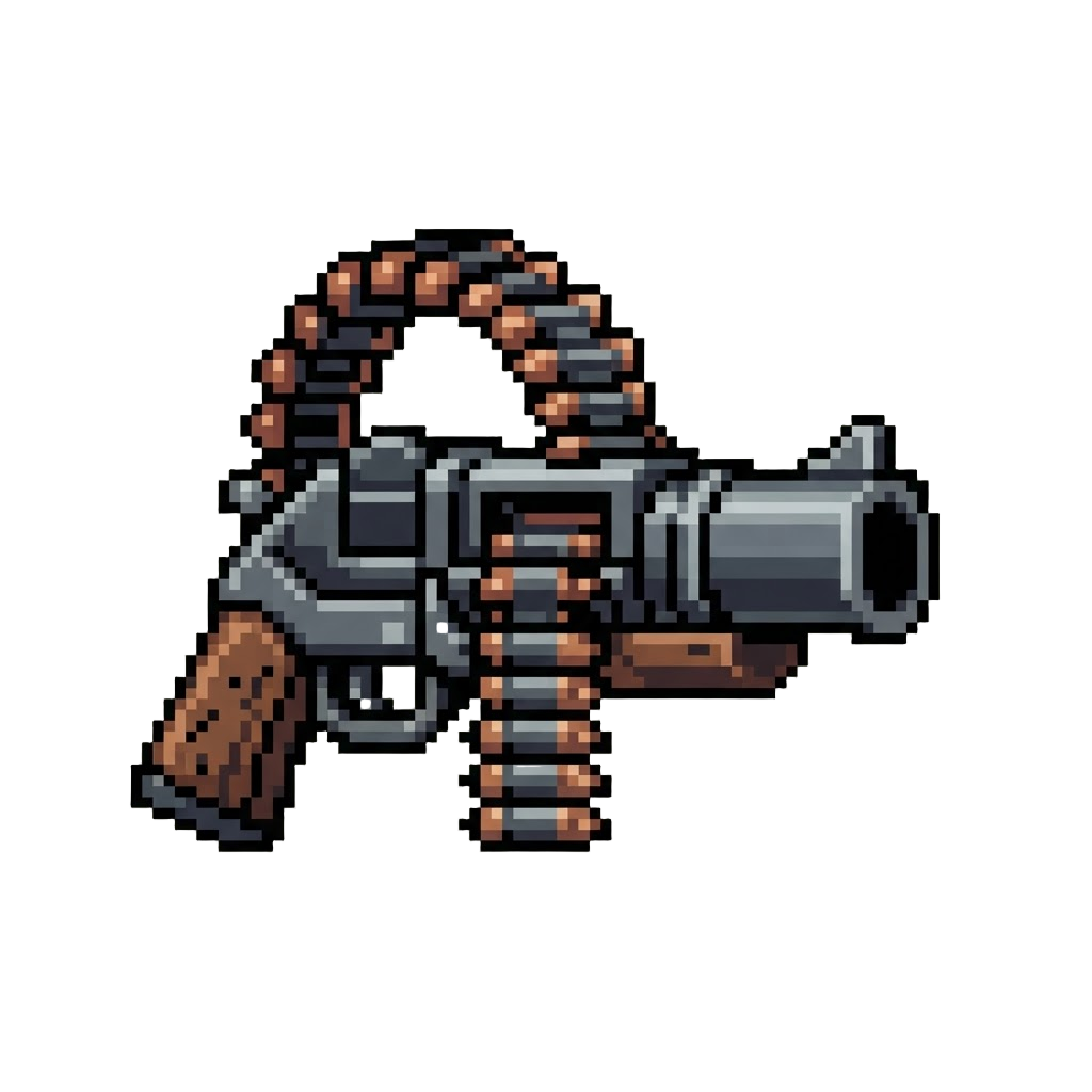 A Giant Chain-feed Dart Gun