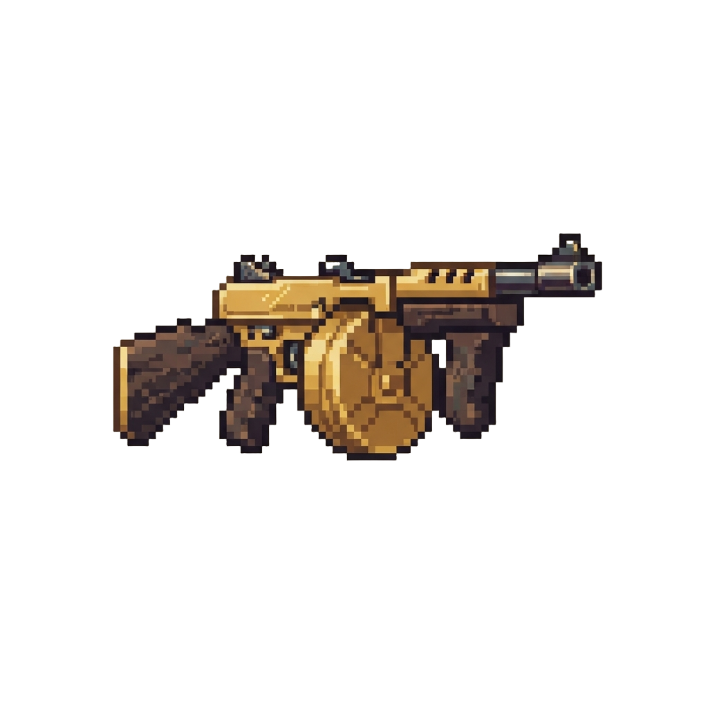 A Golden Drum Shotgun