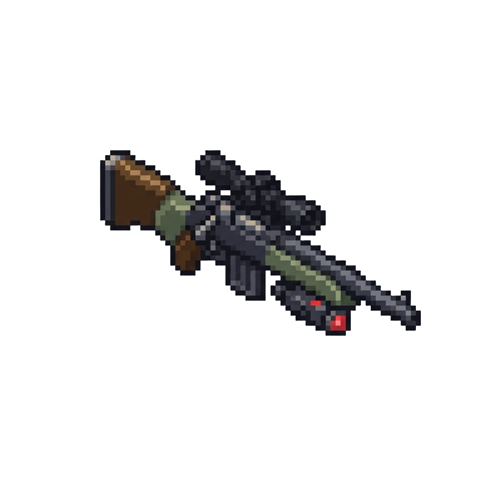 A Laser-guided Marksmanship Rifle