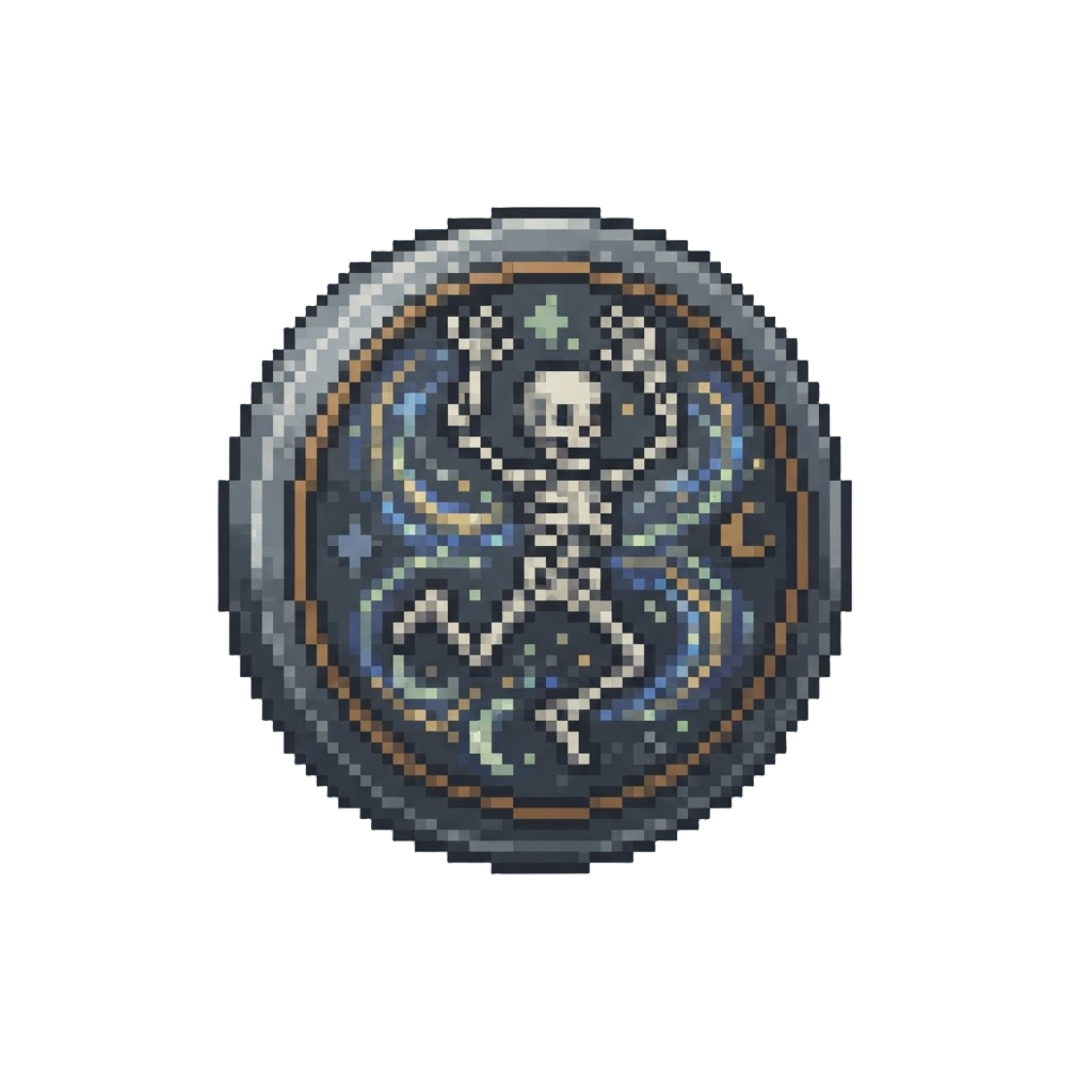 Playful Hexes with a Dancing Skeleton