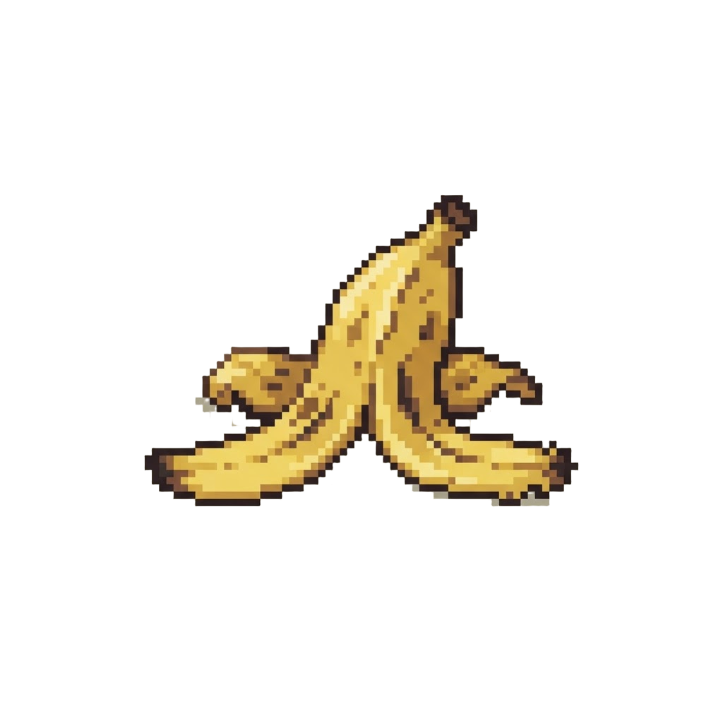 Clumsy Fortune with a Banana Peel