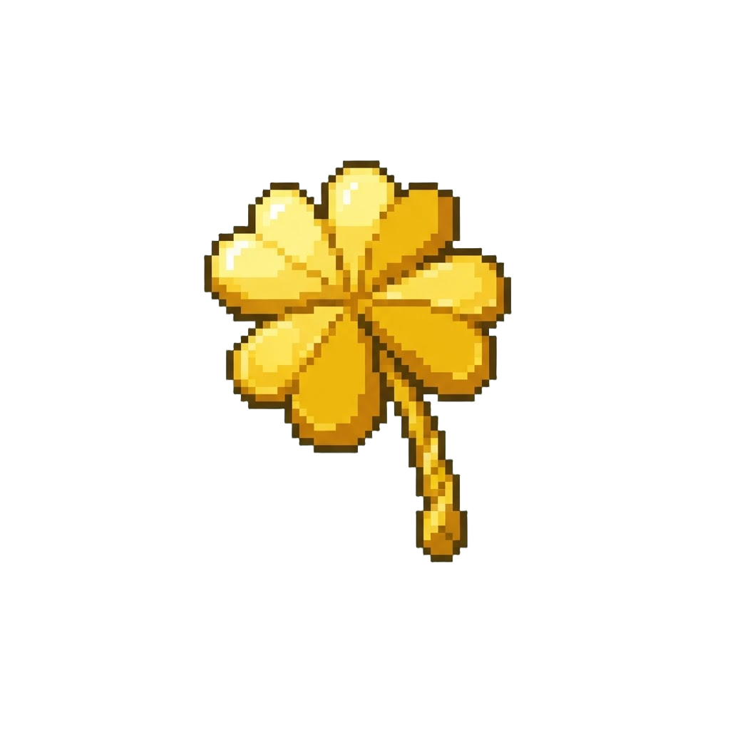 Eternal Luck with a Golden Clover