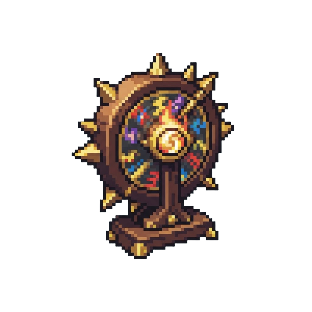 Wild Chaotic Luck with a Chaotic Spinning Wheel