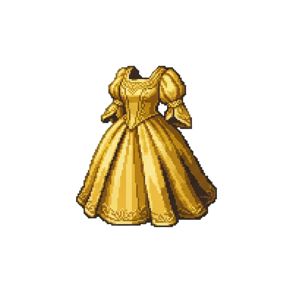 Glittering Golden Gown