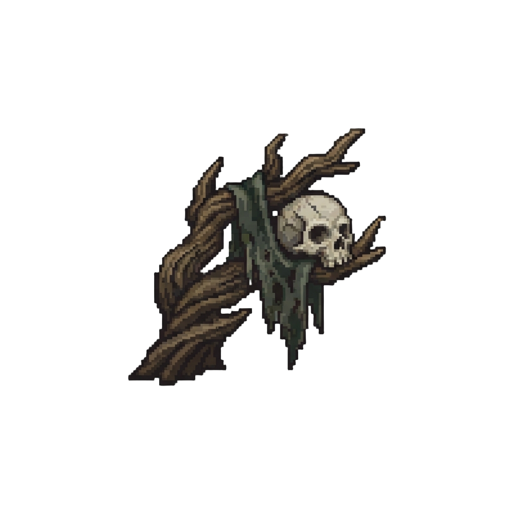 A Eerie Silent Forest Horror Show