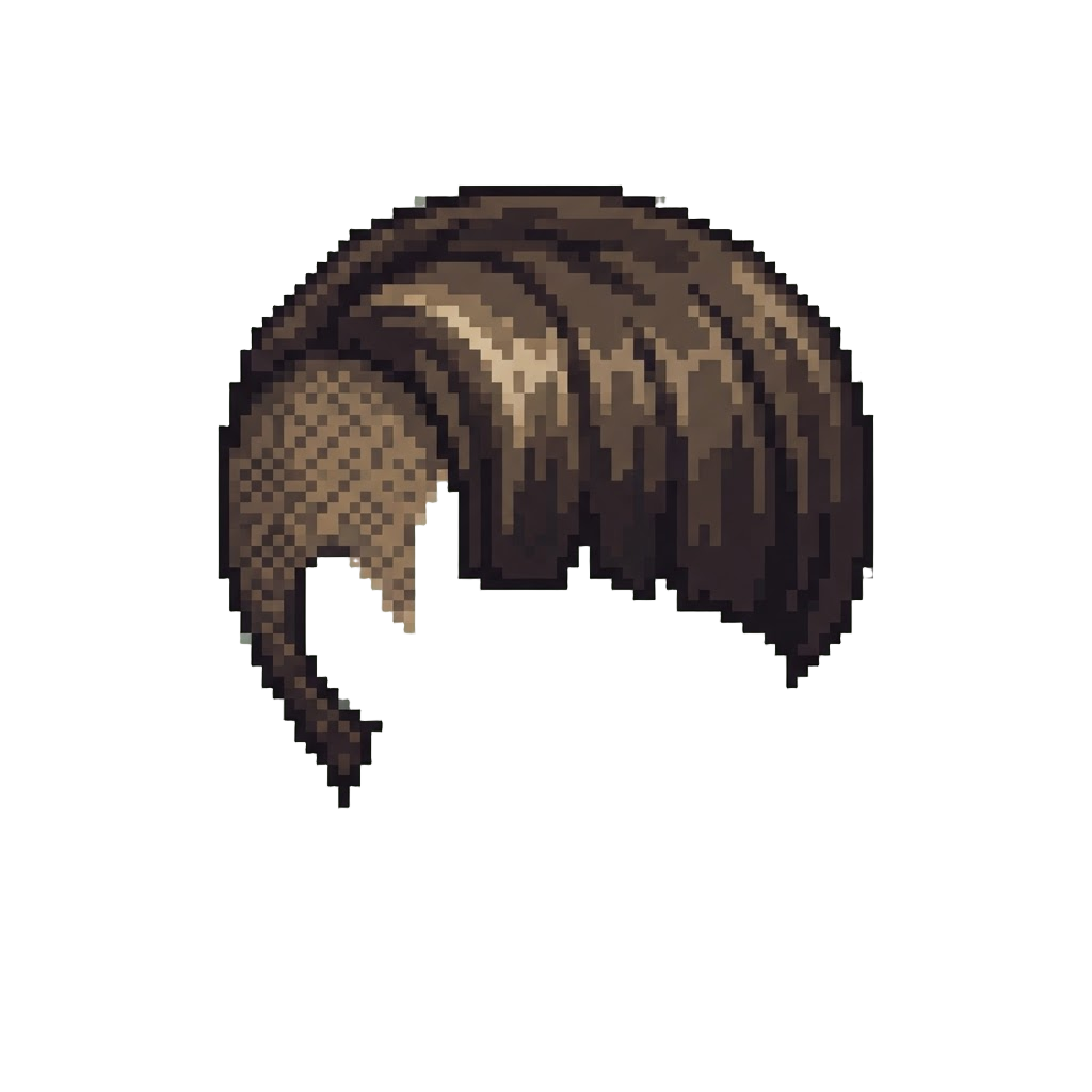 A Completely Lopsided Half-shaved Bowl Cut