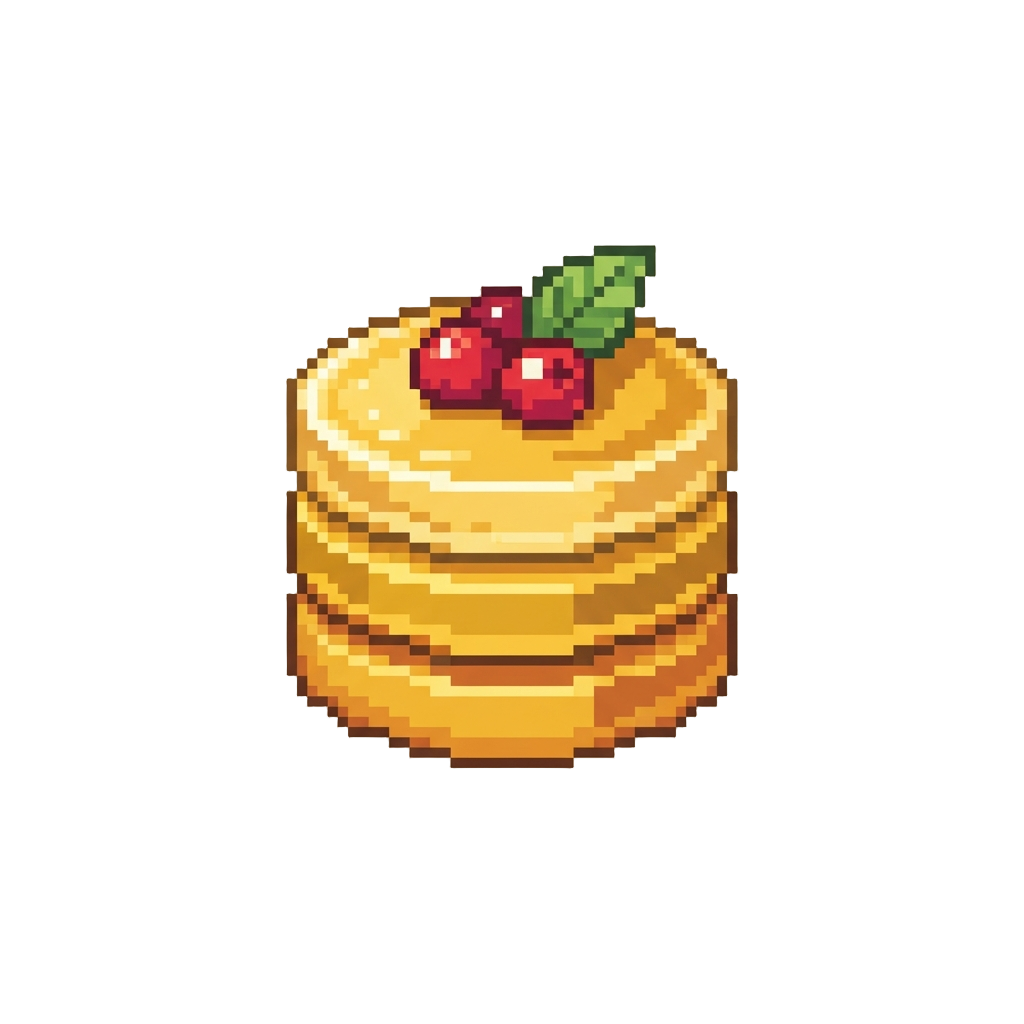 A Golden Berry-topped Stack