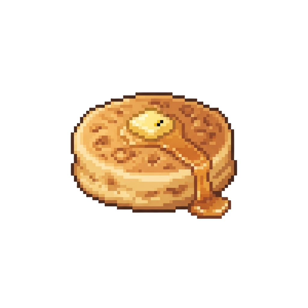 A Classic Fluffy Golden Pancake