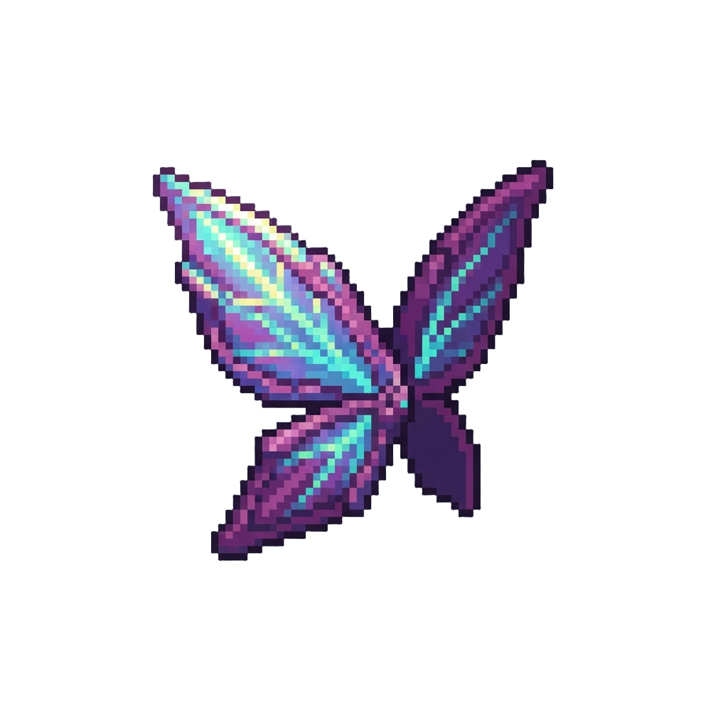 A Glowing Elytra Wing Set