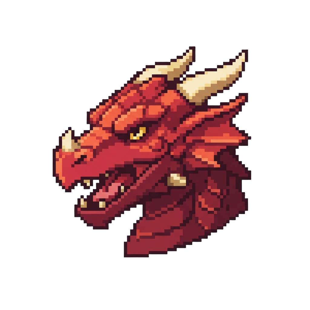 A Majestic Dragon Head Item