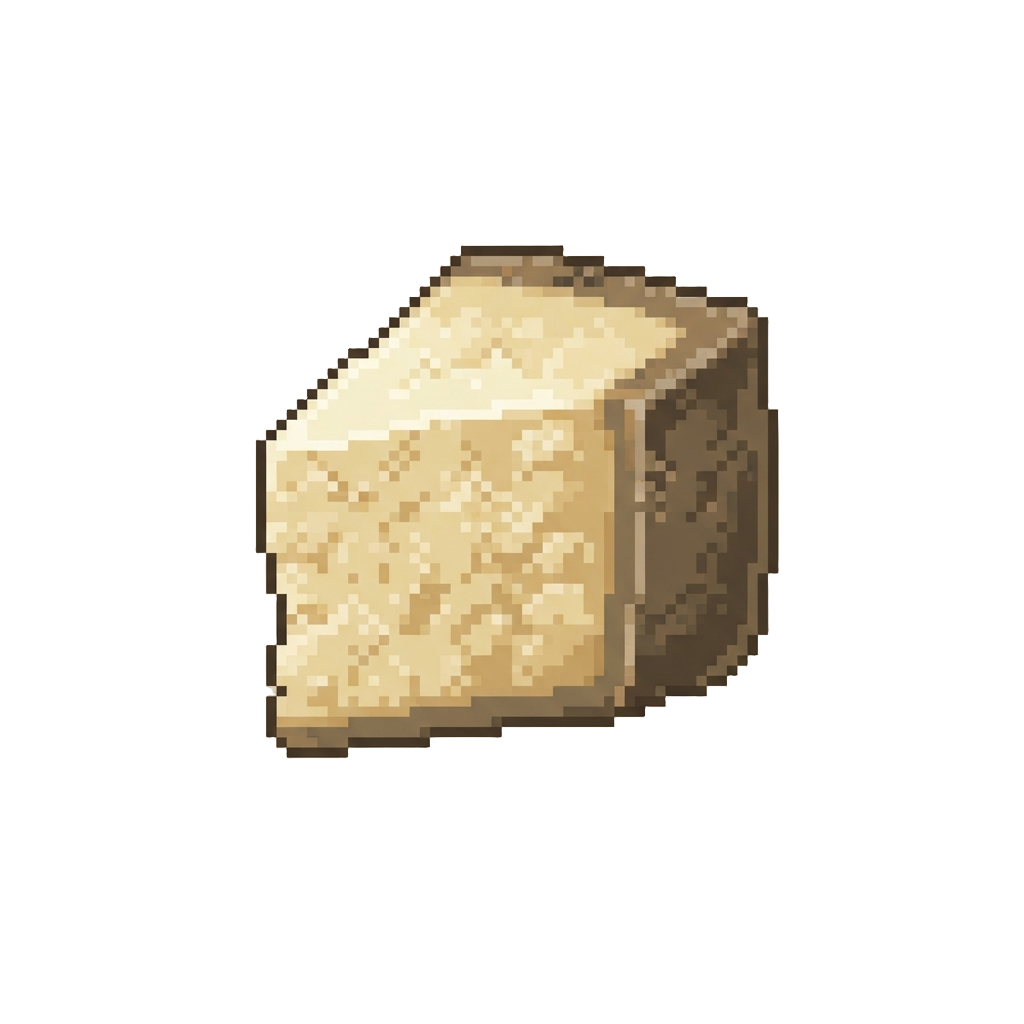 A Half Block of Aged Parmesan