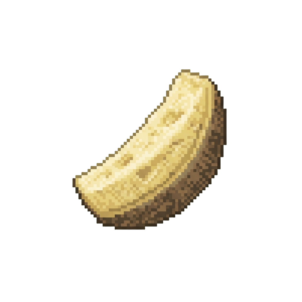 A Slender Crescent Slice of Aged Parmesan