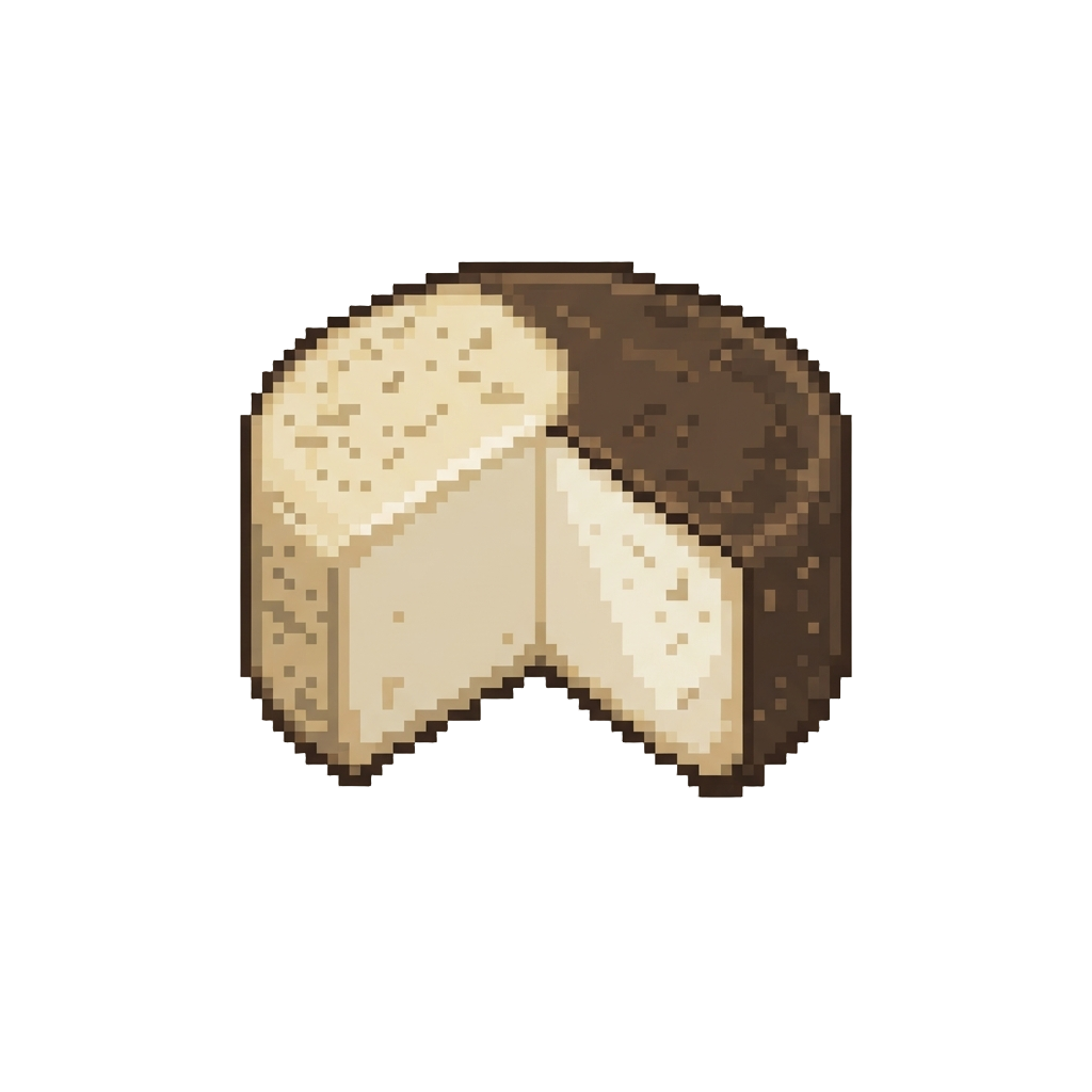 A Three-quarter Wheel of Savory Provolone
