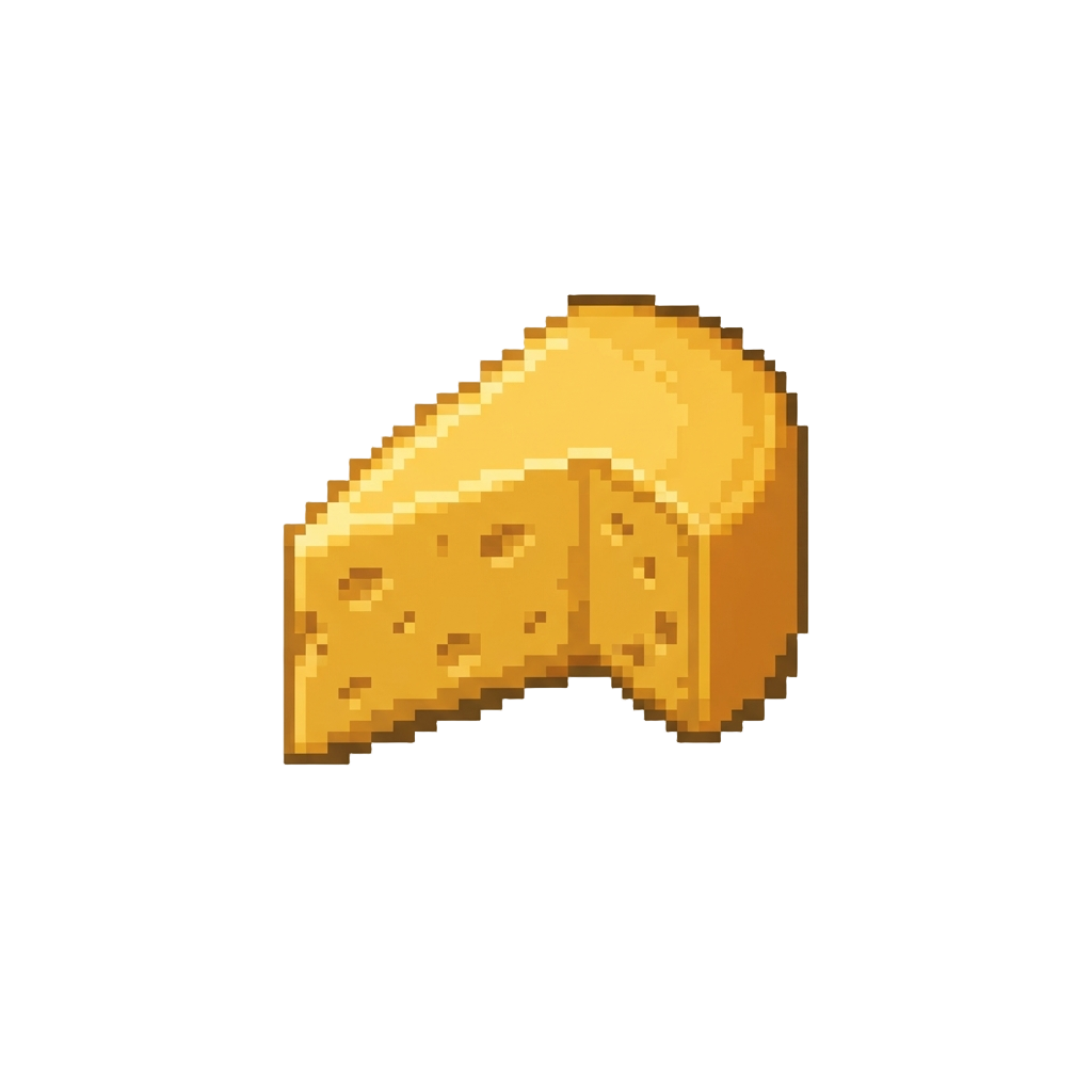 A Slender Crescent Wedge of Golden Cheddar