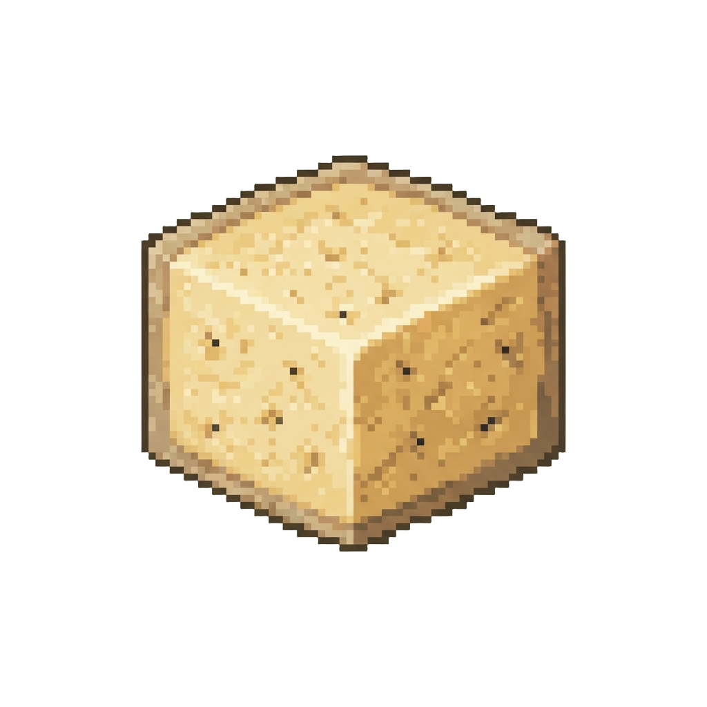 A Three-quarter Block of Aged Parmesan