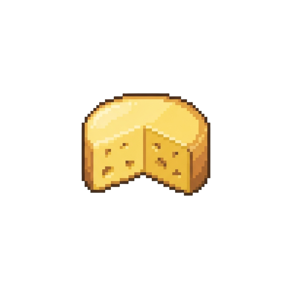 A Bright Half Moon of Soft Yellow Cheese